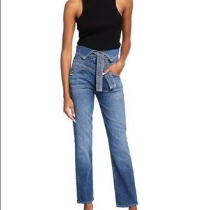 Mother Superior The Triple Stack Dazzler Jeans Straight Leg High Rise 27